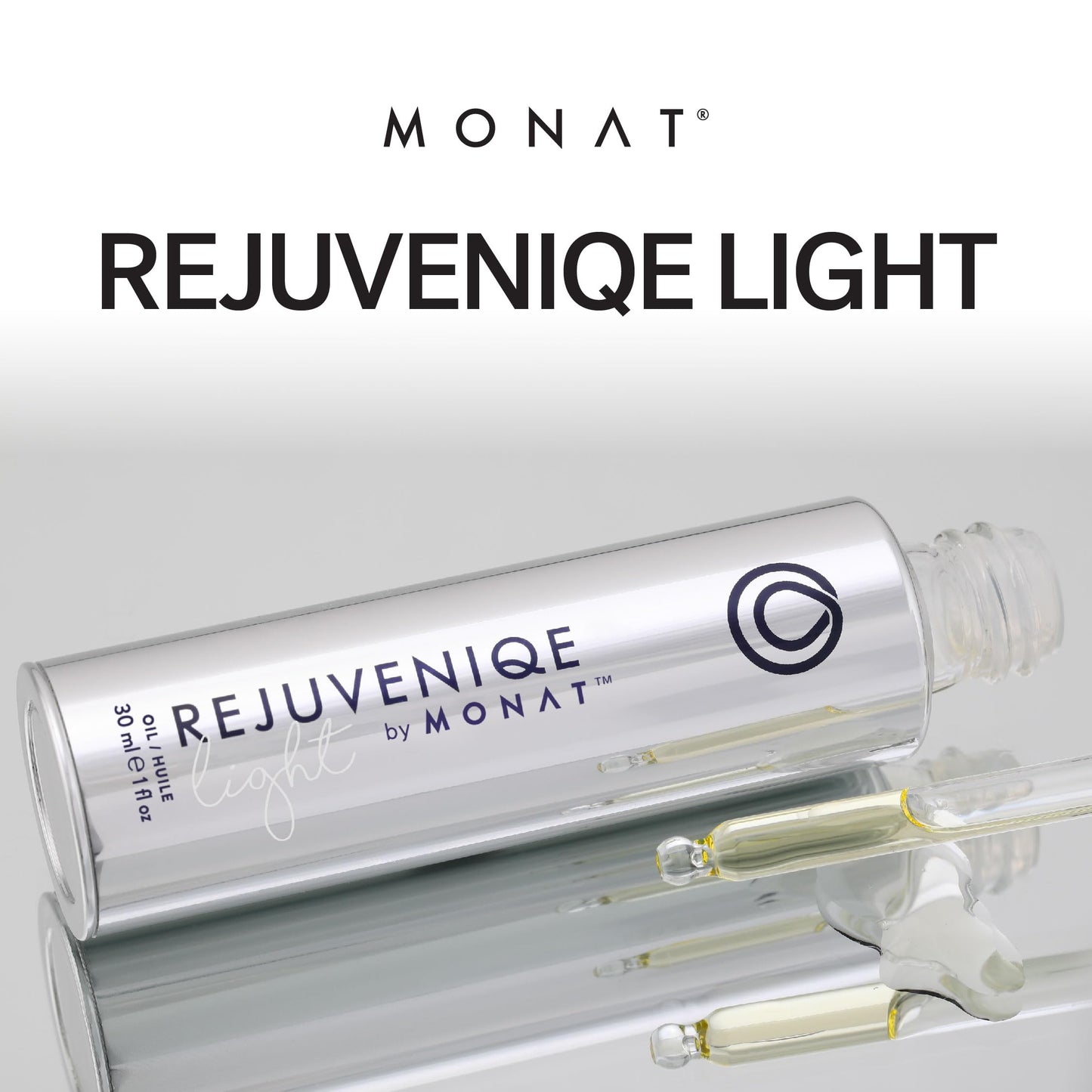 MONAT Rejuveniqe® Light, Hair & Skin Rejuvenation Light Serum – Hair & Skin Formula – Potent Moisturizing Serum – Deep Hydration Radiant Vibrant Skin & Hair Serum