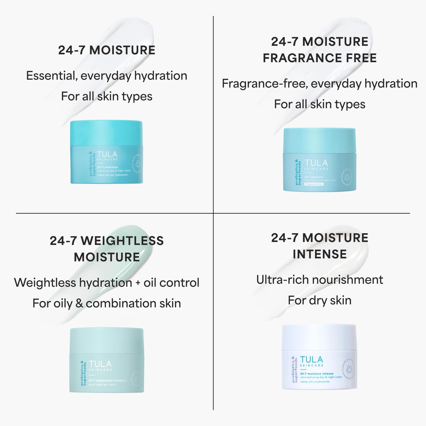 TULA Skin Care 24-7 Supersize Moisture Intense Ultra Hydrating Day & Night Cream - Ultra Nourishing Moisturizer for Face, Soothe Skin, Maintain Skin Balance & Improve Skin Smoothness, 3.31 oz.