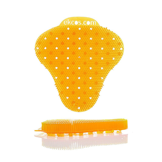 Diversey - EKS-13C-12 ekcoscreen 60 Day Premium Anti-Splash Urinal Screen, 7" x 7" Orange/Citrus (12 Pack)