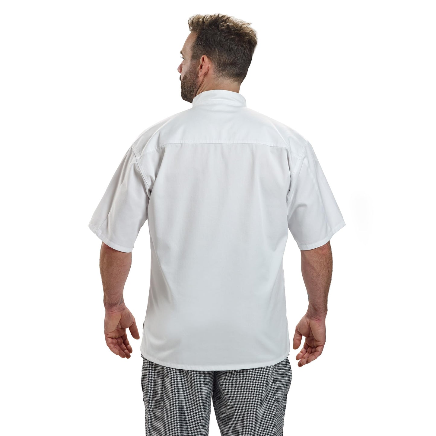 Mercer Culinary Unisex Adult Traditional Neck Chefs-jackets, White, Medium US