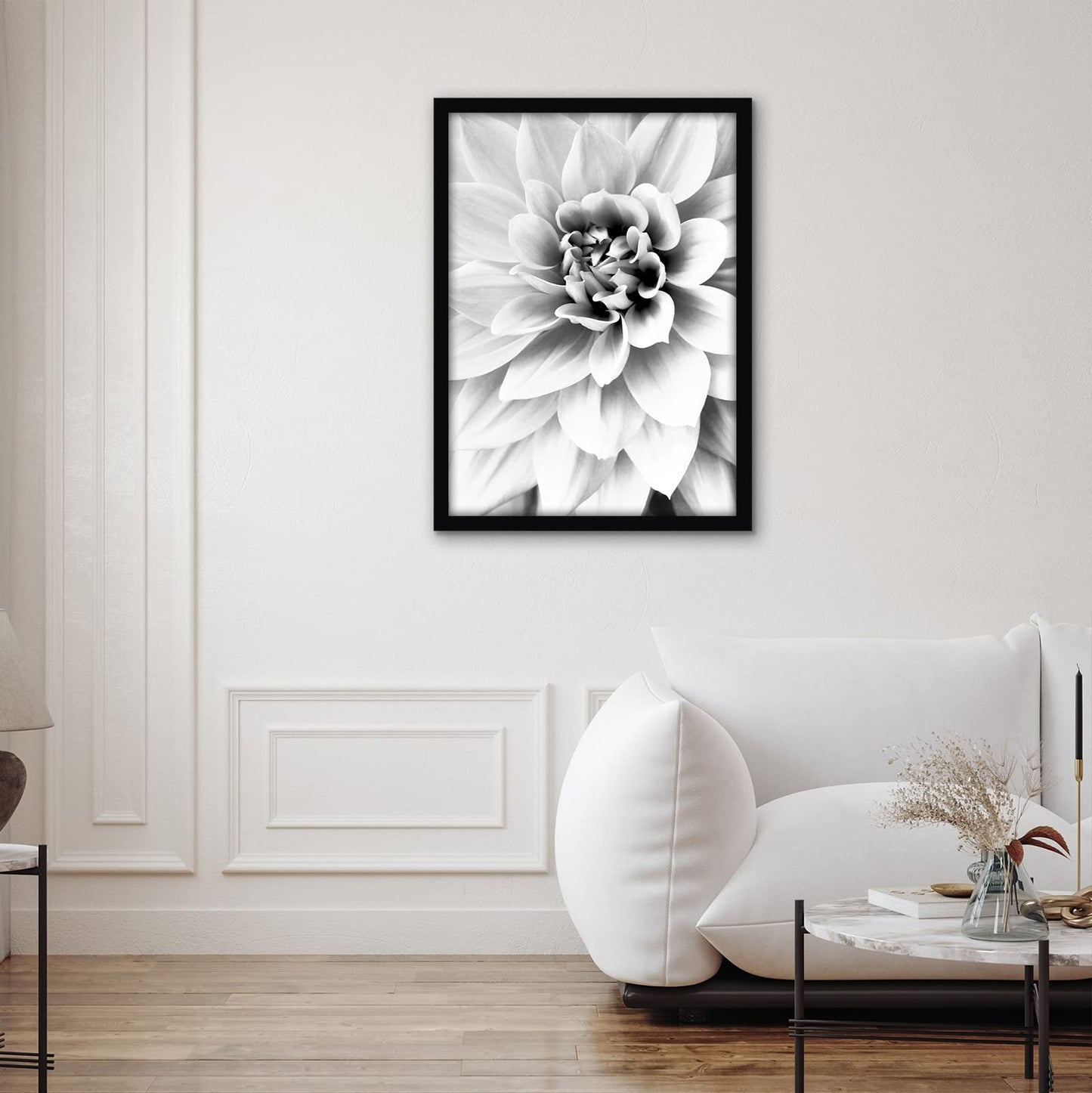 Americanflat 20x28 Poster Frame - Black Engineered Wood with Polished Plexiglass - Wide Picture Frame for Vertical or Horizontal Wall Display - Epic Collection - Black