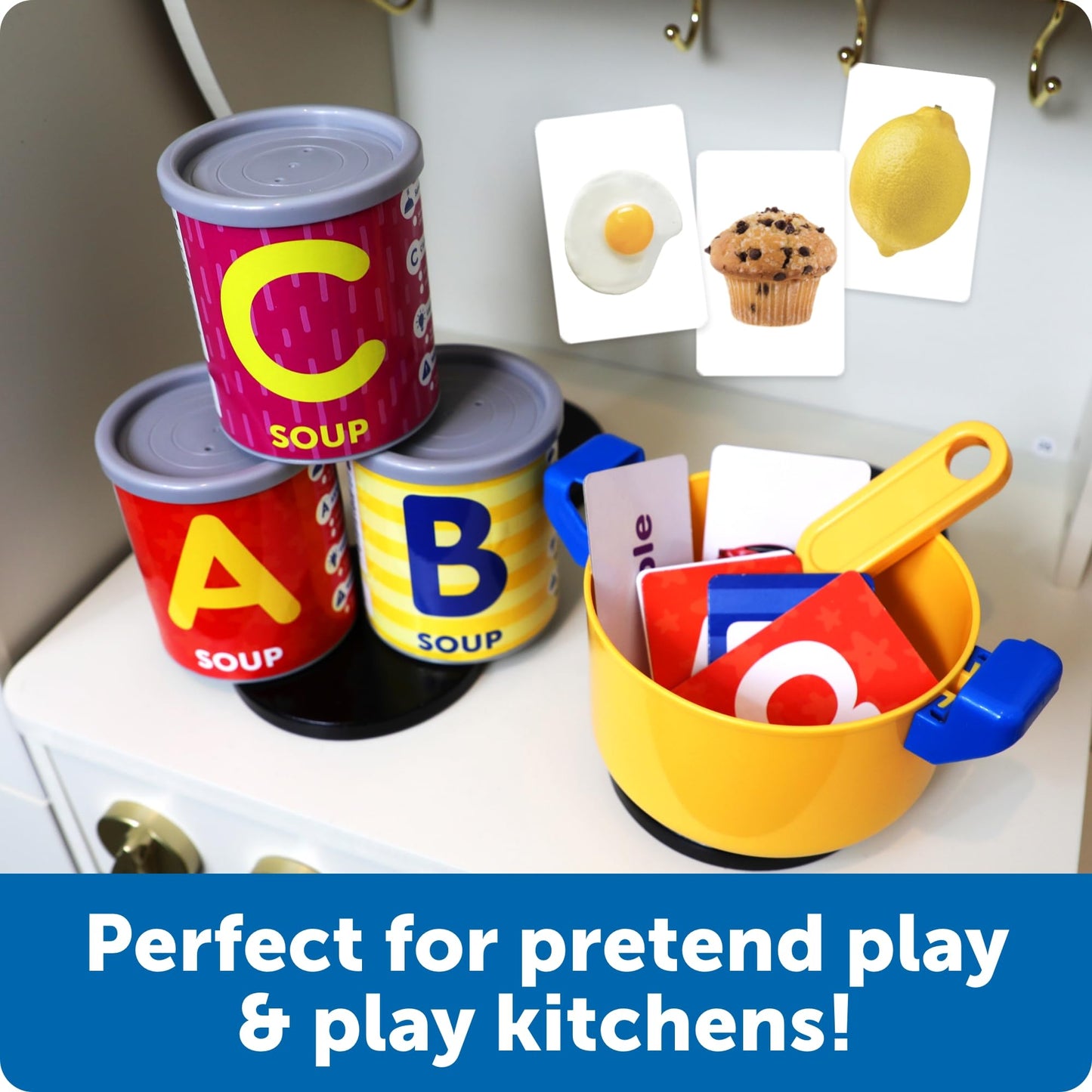 Learning Resources Alphabet Soup Sorters - Early Phonics Manipulatives, ABC Awareness Recognition, Reading Readiness, Language Development, Toddler Activities, Fine Motor Skills, Gifts for Kids