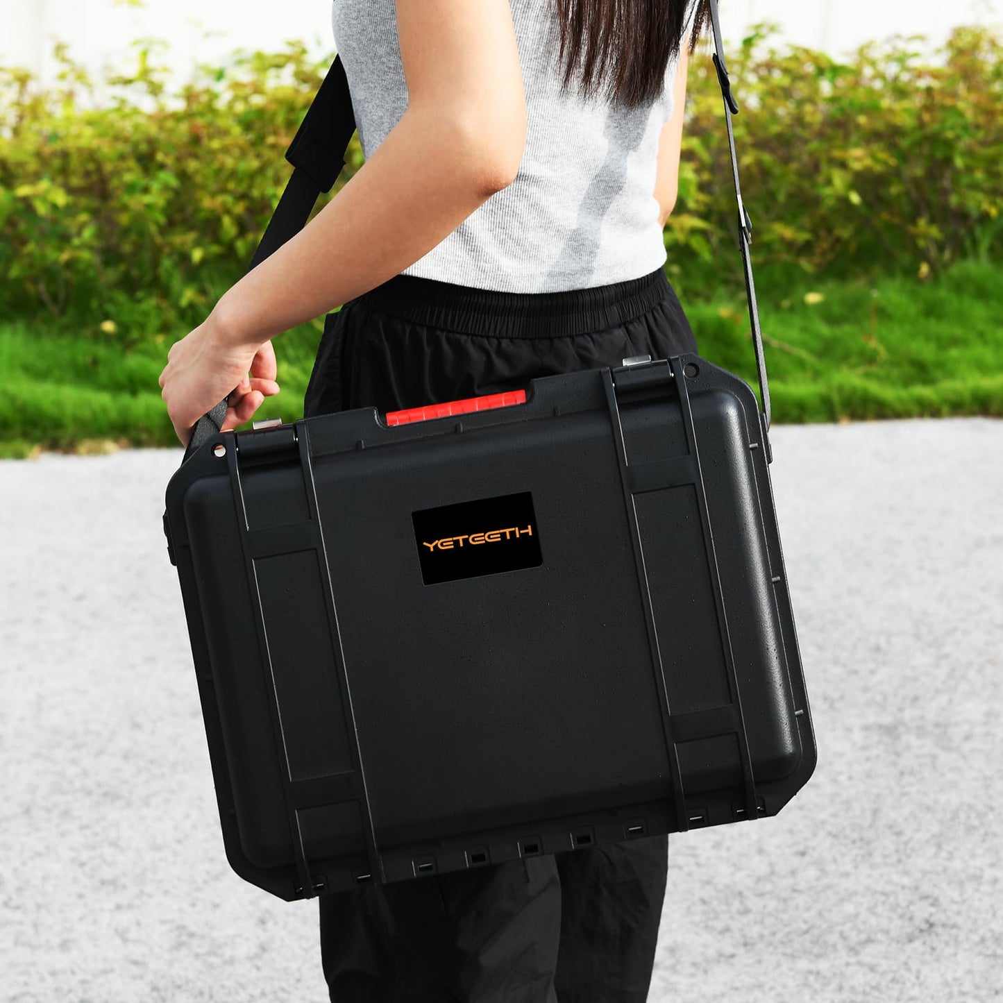 Hard Case for DJI Air 3S/Air 3 - Waterproof Carrying Cases, Portable Storage Bag Fits for DJI Fly More Combo, RC 2/RC-N2/RC-N3 Controller, Batteries, Charger, Cables, Accessories (Only Black Case)