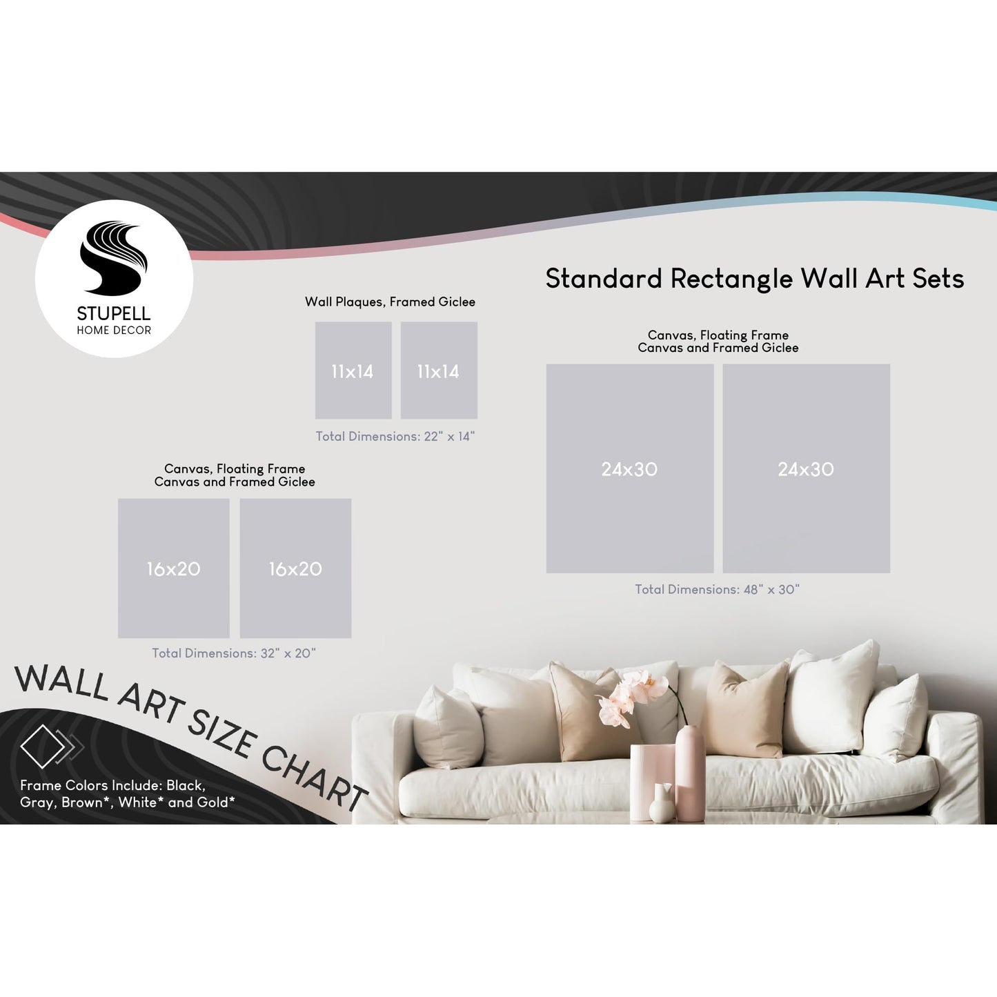 Stupell Industries Bold Summer Sun Rainbow Soft Pastel Tones Kids, Design by Daphne Polselli Canvas Wall Art, 2pc, Each 16 x 20, Multi-Color