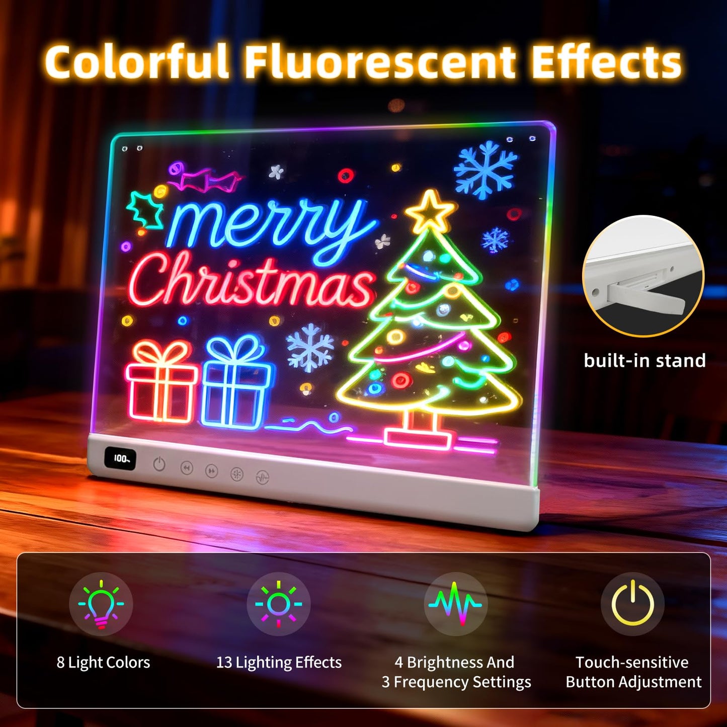 Lumiboard Led Drawing Board with 13 Light Effects