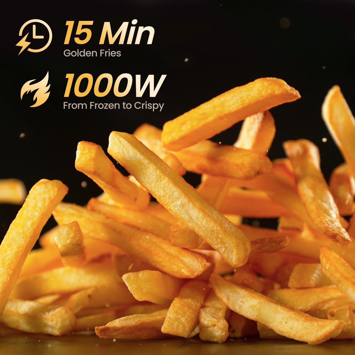 2.1Qt Small Air Fryer - Compact Digital Mini Airfryer with 7-in-1 Presets, 98% Less Oil, Adjustable Temperature & Timer, Shake Reminder, Nonstick, BPA-Free, Dishwasher Safe, Fast & Crispy Cooking