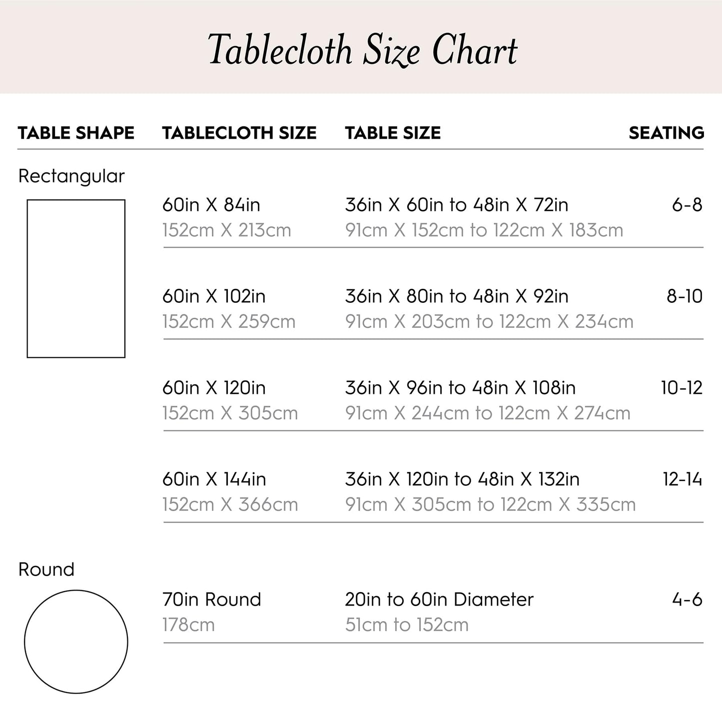 Laura Ashley Harper Luxuriously Smooth Fabric Tablecloth for Formal or Casual Dining, Holiday, Banquet, Wedding or Party, 60" x 144", White