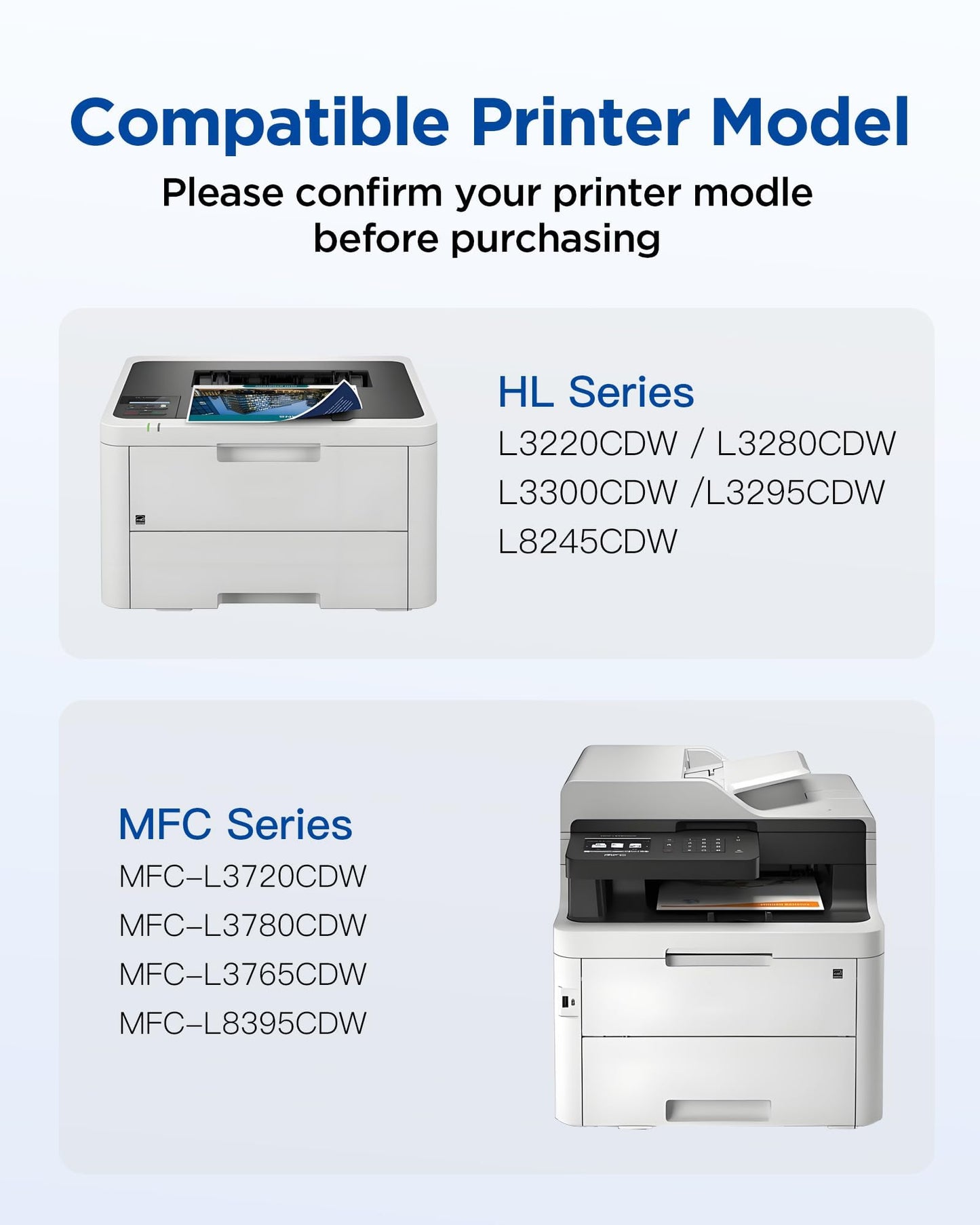 TN229XL TN229 Toner Cartridge Replacement for Brother TN229 XL TN 229XL TN-229XL Toner Work with Brother HL-L3220CDW MFC-L3720CDW HL-L3280CDW HL-L3300CDW MFC-L3780CDW Printer (TN229XLBK/C/M/Y-4 Pack)
