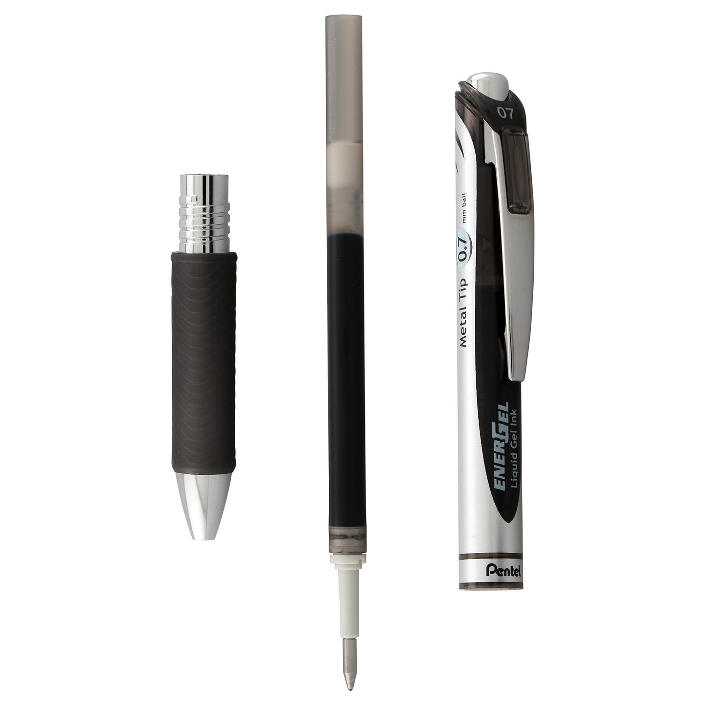 Pentel EnerGel RTX Retractable Liquid Gel Pen Canister, Black Ink (BL77PC36A) (Pack of 1, 36 Count Total)