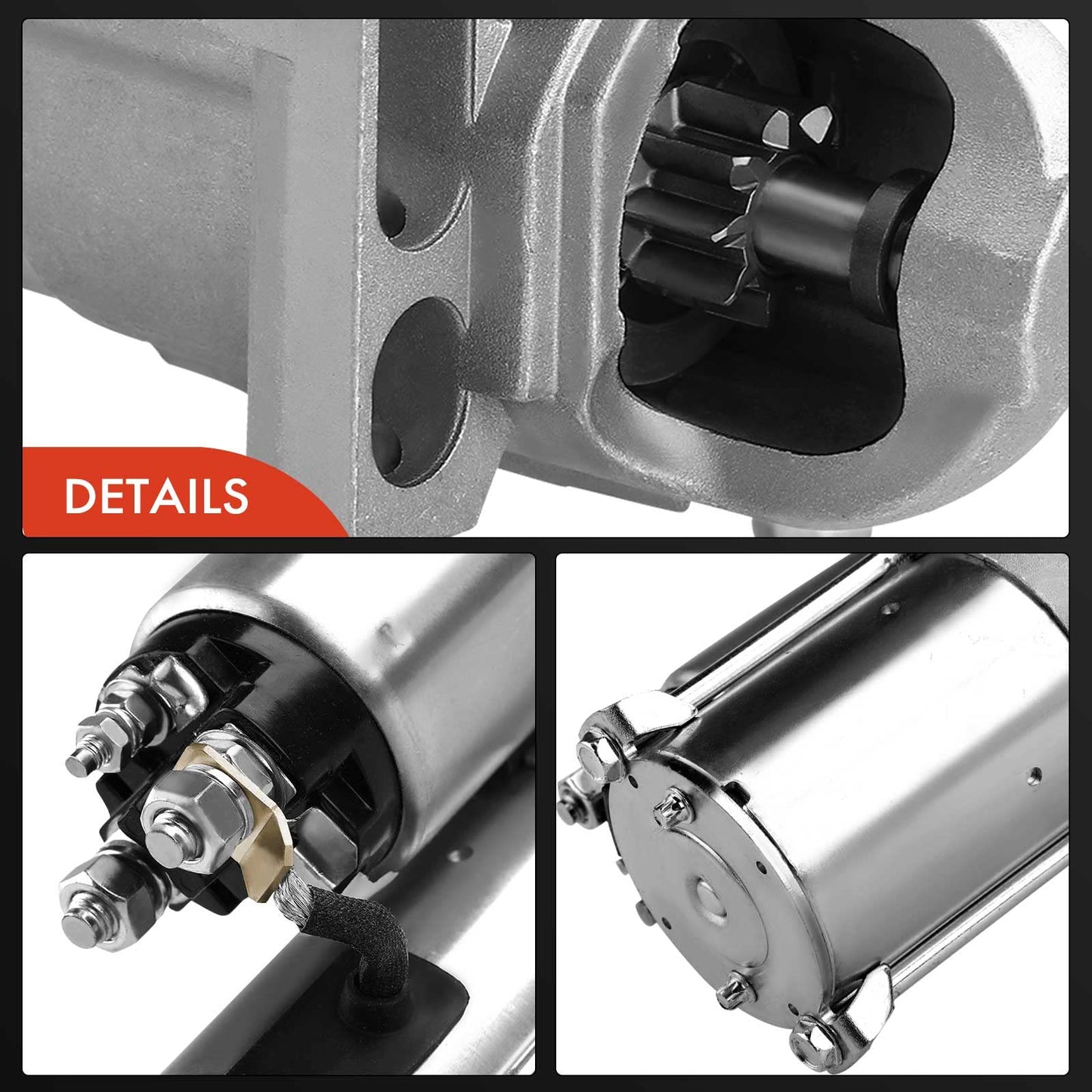 A-Premium Starter Motor Compatible with Mercedes-Benz C300 C350 CL550 E350 E550 GLK350 GL450 GL550 G550 S400 S550 SL550 SLK300 SLK350, 12V 1.4KW 10 Teeth Clockwise, Replace# 006-151-37-01