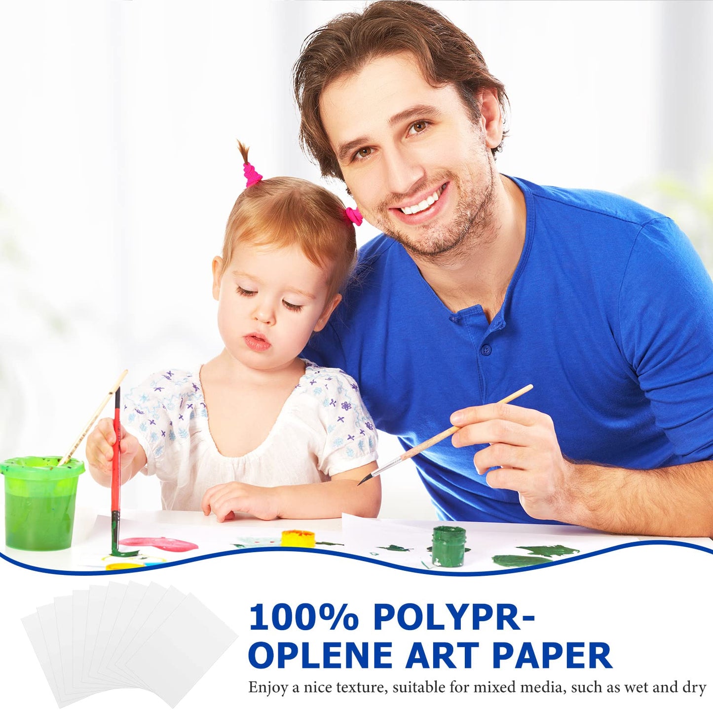 Sabary 500 Sheets Watercolor Paper 90 lb White Art Paper Bulk for Artists Paint 6 x 9 Inch Cold Press Pad for Painting Drawing Beginner Lover Artists Drawing Supplie