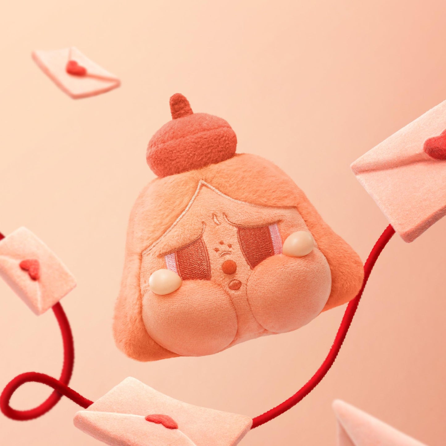 POP MART CRYBABY Tears Launch Project Series-Plush Pendant Blind Box, Crybaby Action Figures, Random Design Collectible Toys for Home Decor, Birthday Gifts for Girls Boys Women Men, Single Box