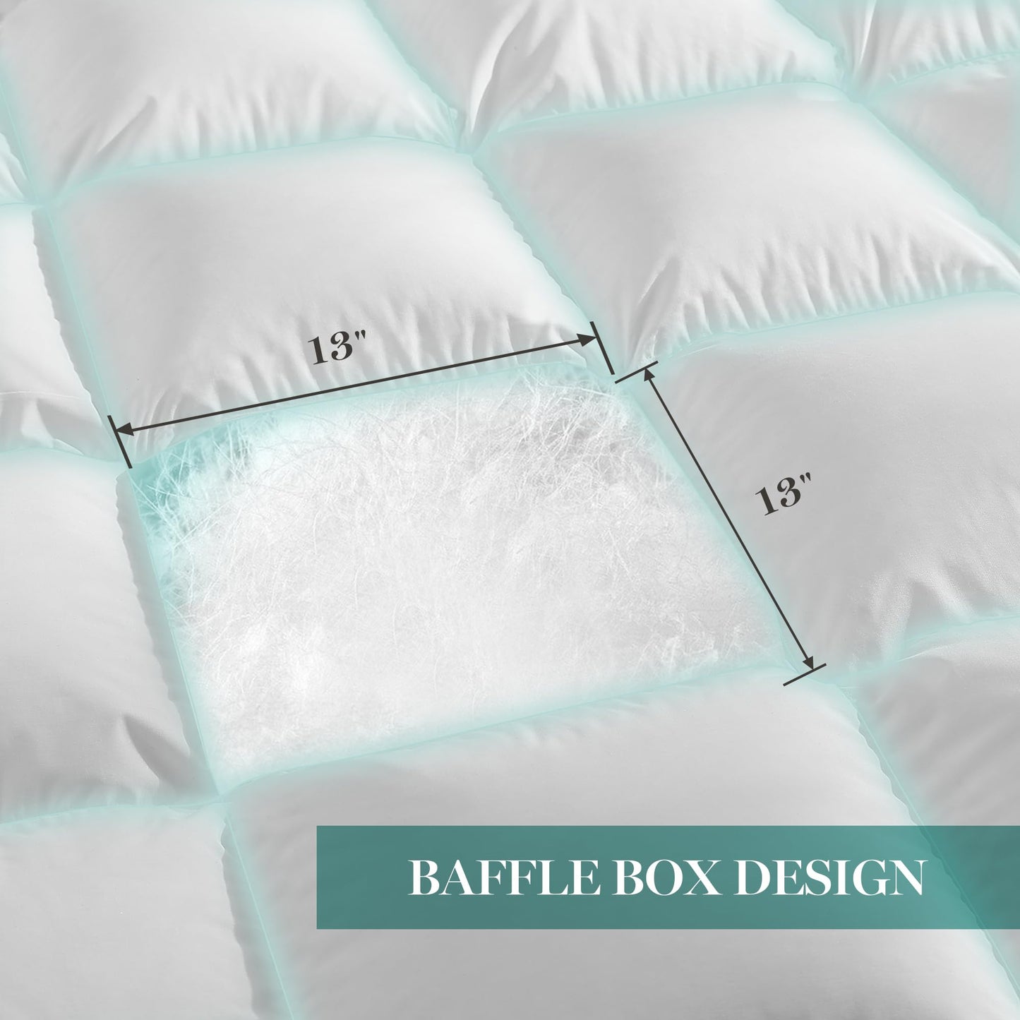 Martha Stewart Goose Feather Down Fiber Cotton Comforter Queen Size, Feather Duvet Insert Queen, Hotel Collection Hypoallergenic Comforter 80oz Extra Warmth 90 x 90 Inch White