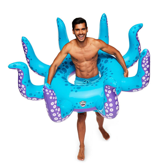 BigMouth Inc. Giant Octopus Tentacles Pool Float, 5 Feet Wide, Inflatable Floatie Tube, Blow-up Swim Ring, Outdoor Summer Pool Party Water Toy