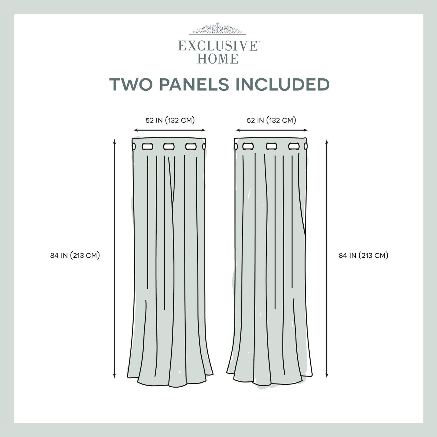 TOWN & COUNTRY LUXE Talia Double Layer Indoor Curtains, Sheer and Room Darkening Blackout, Grommet Top, Energy Efficient, 2-Pack Set, 52"W x 84"L (Pack of 2), Rose Blush 2 Count