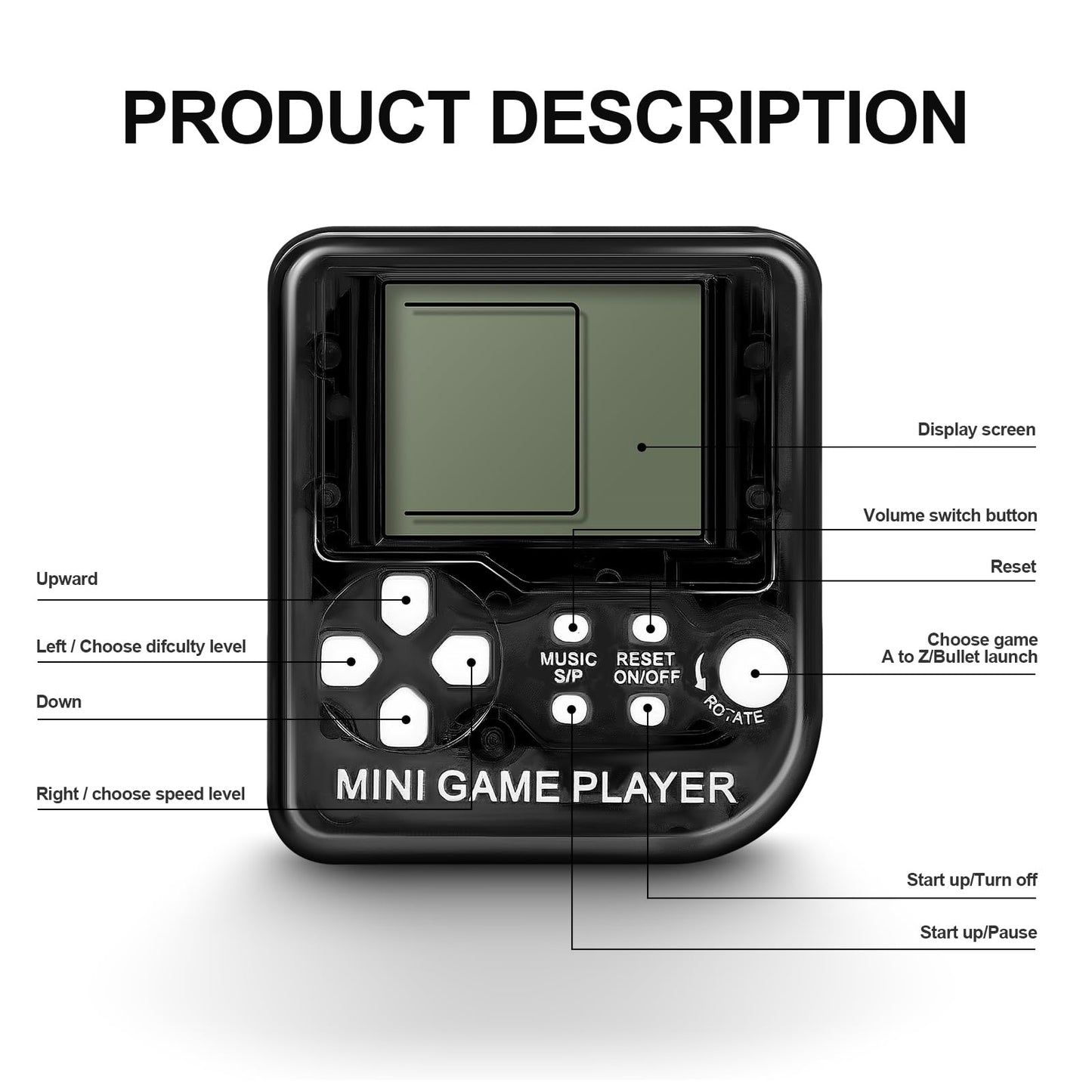 SSRMX 24Pcs Video Game Party Favors for Kids, Mini Game Keychain Arcade party favors Birthday Supplies Classroom Prizes for Boys and Girls
