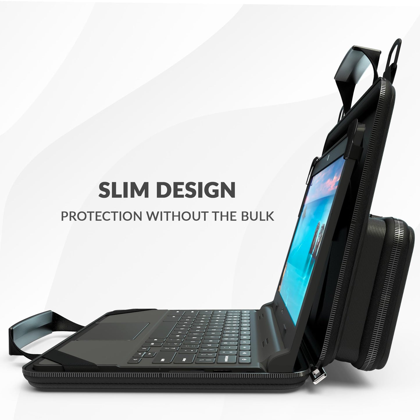 UZBL 13-14 inch Always on Pouch Work In Case For Chromebook and Laptops, Designed For Students, Classrooms, and Business