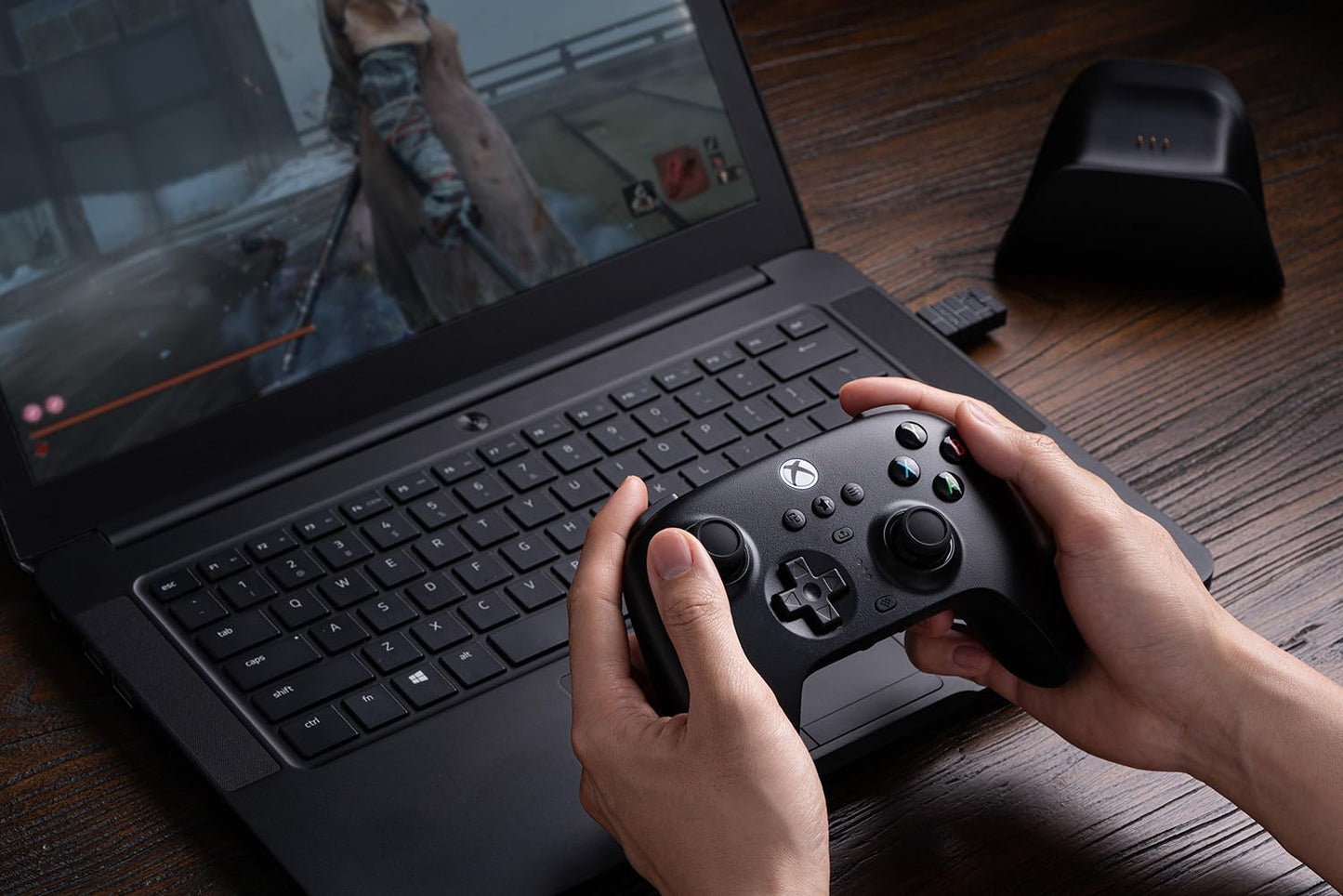 8Bitdo Ultimate 3-mode Controller for Xbox, Hall Effect Joysticks, Pro Back Paddle Buttons, Wired for Xbox Series X|S and Xbox One, Wireless for Apple, Windows and Android -Officially Licensed(Black)