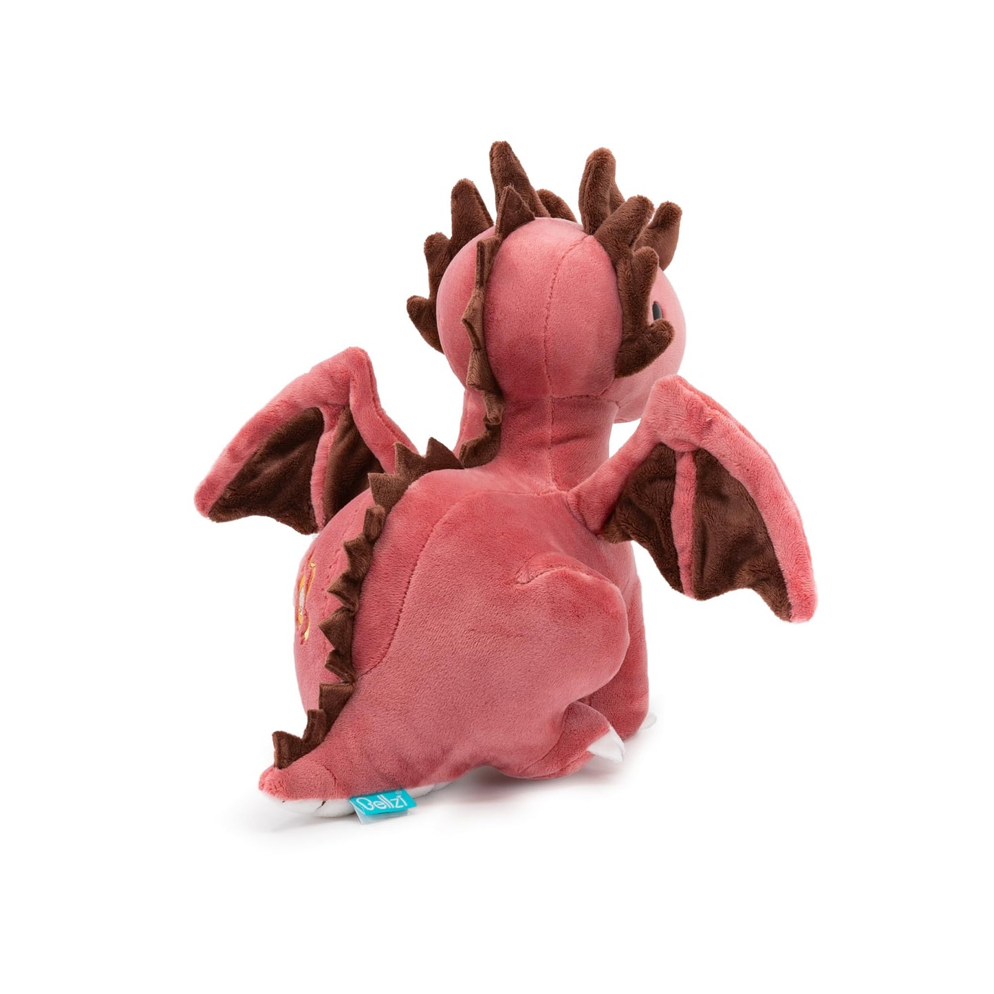 Bellzi Fire Dragon - Cute Stuffed Animal Plush Toy - Adorable Soft Dragon Toy Plushies and Gifts - Perfect Present for Kids, Babies, Toddlers - Draggi