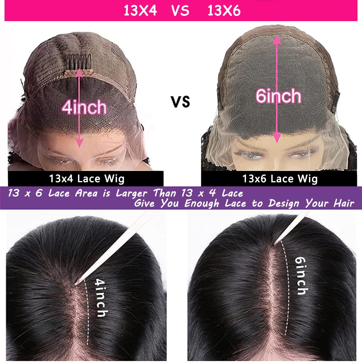 Tascal Highlight Ombre Transparent 13x6 Lace Front Wigs Human Hair Honey Blonde 4/27 Deep Wave Lace Front Wigs Human Hair for Black Women (26 Inch)