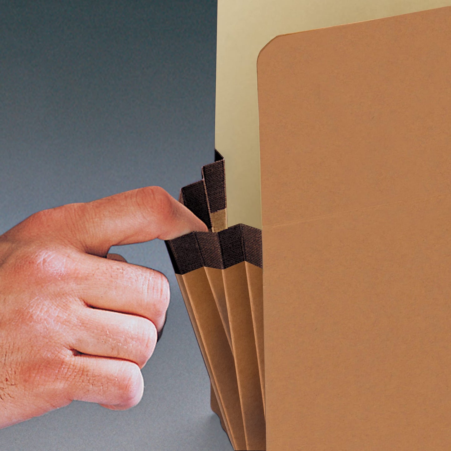 Smead File Pocket, Straight-Cut Tab, Guide Height, 3-1/2 Expansion, Letter Size, Redrope, 50 per Box (73805)