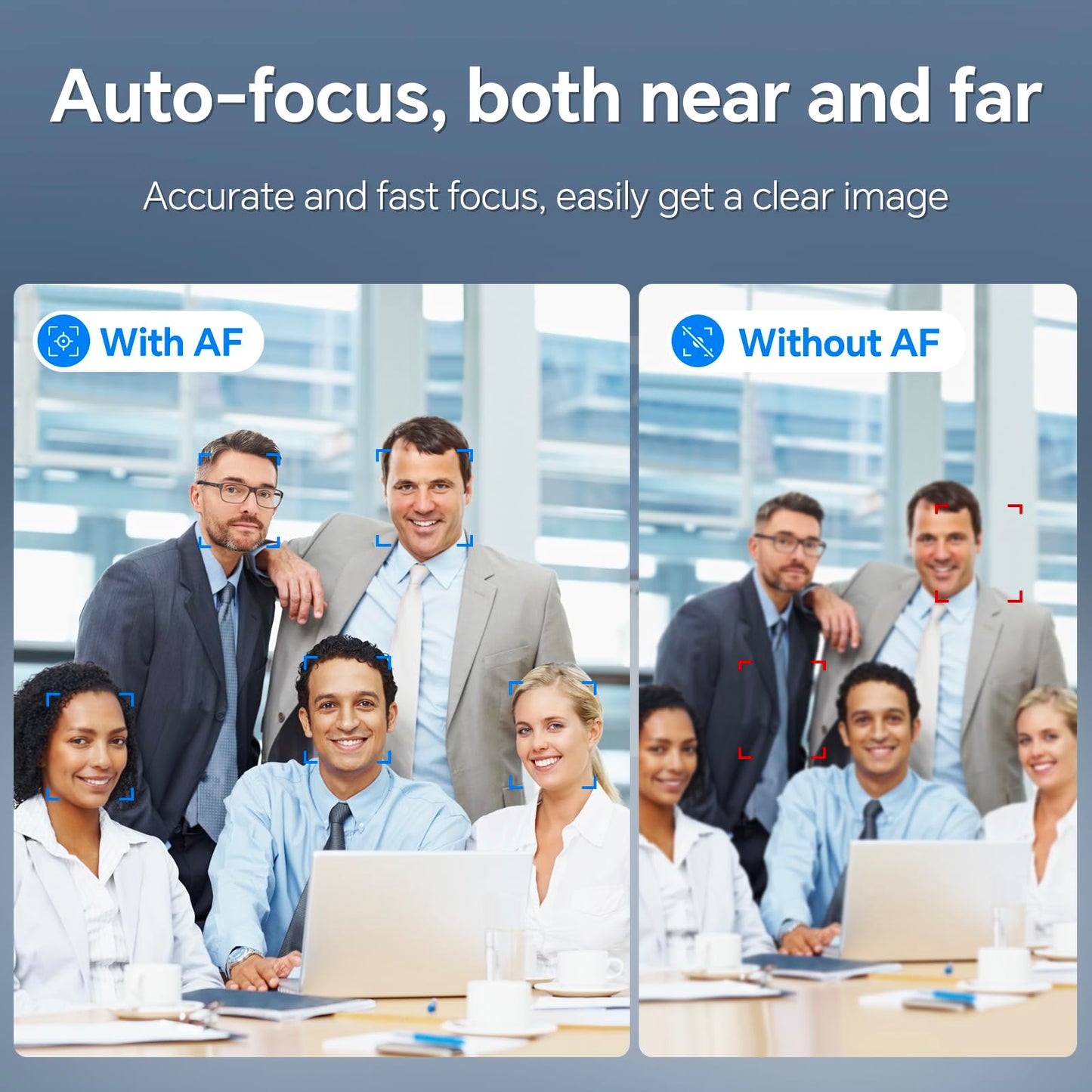 N newline 4K Webcam for PC, 4K UHD USB Webcam with Microphone, New Upgraded Auto Focus, Low Distortion, Privacy Cover, PC Camera for Zoom, Skype, Teams, Laptop, Conferencing, Calling, NewEye 60s