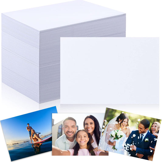 Fainne 800 Sheets Photo Paper 4x6 in Glossy Double Sided 54lbs 9.5mil 200gsm Photo Paper Glossy Card Stock for Inkjet Printing Printer Making Pictures Calendar Greeting Card Printing