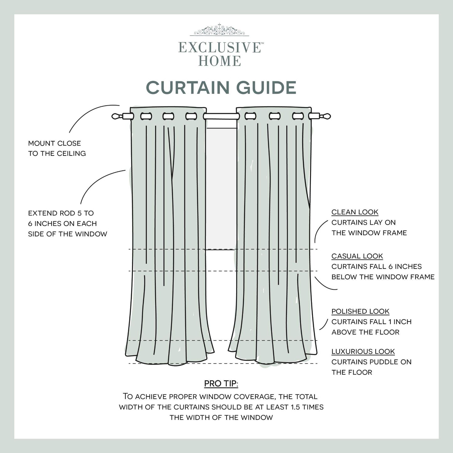 TOWN & COUNTRY LUXE Talia Double Layer Indoor Curtains, Sheer and Room Darkening Blackout, Grommet Top, Energy Efficient, 2-Pack Set, 52"W x 84"L (Pack of 2), Rose Blush 2 Count