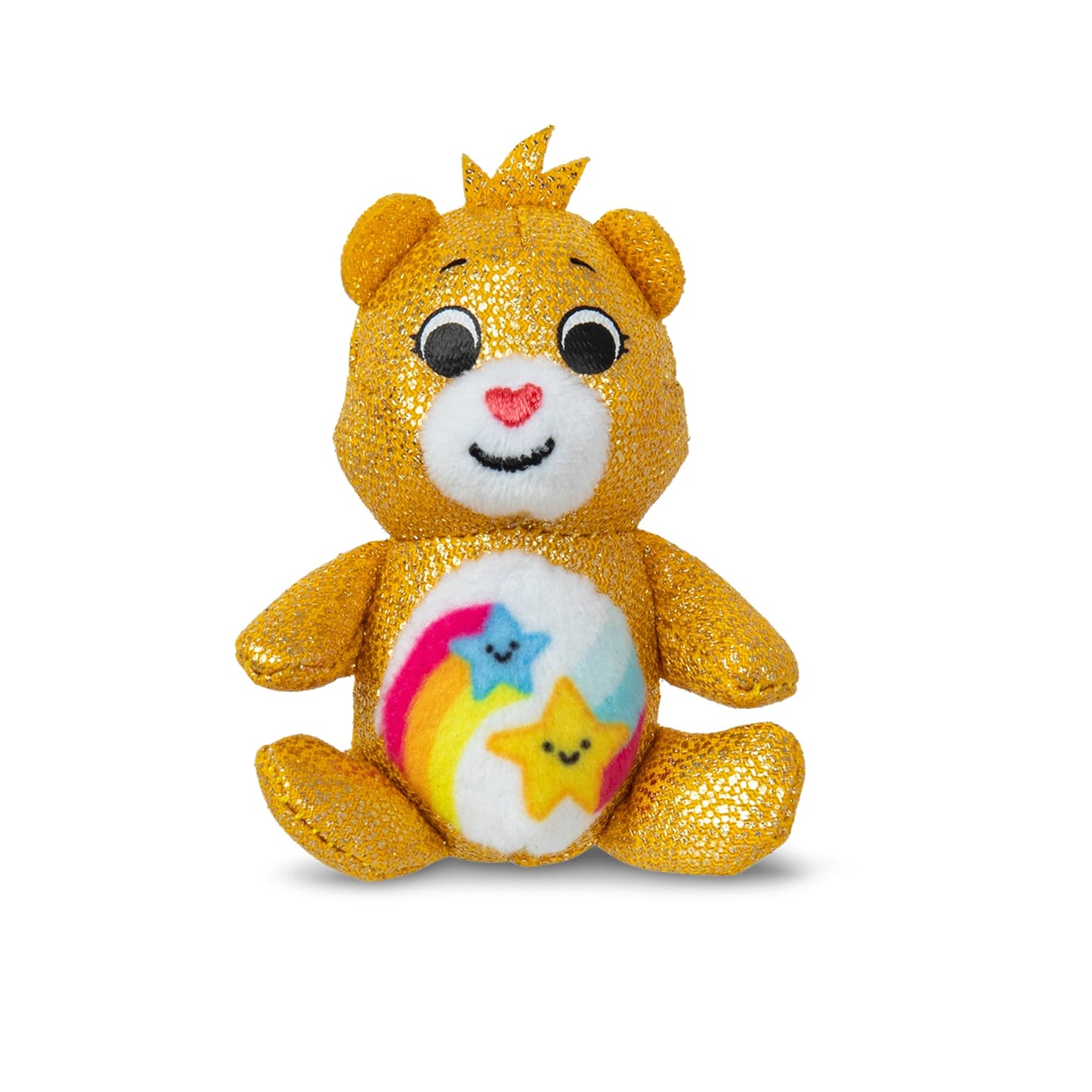 Micro Teenies - Care Bears 3" Micro Plush 5-Pack Treasure Box - Cheer, Calming Heart, Gold Dare to Care, Togetherness and Be Me