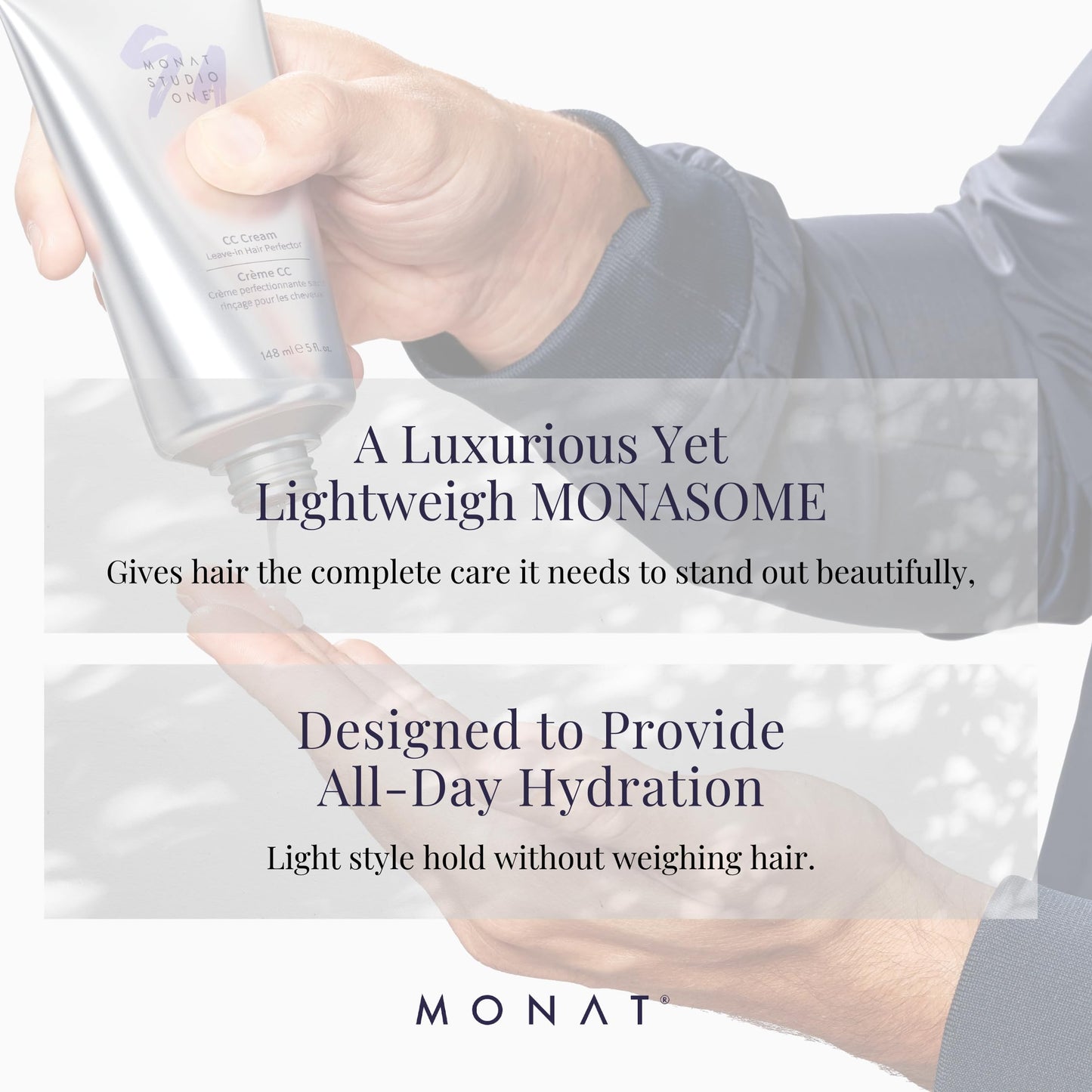 MONAT CC Cream for Hair – Multitasking Hair Treatment – Leave-In Hair Cream – Lightweight Hydrating Hair Care – Vitamin Infused Haircare – Daily Hair Moisturizer for All Types of Hair