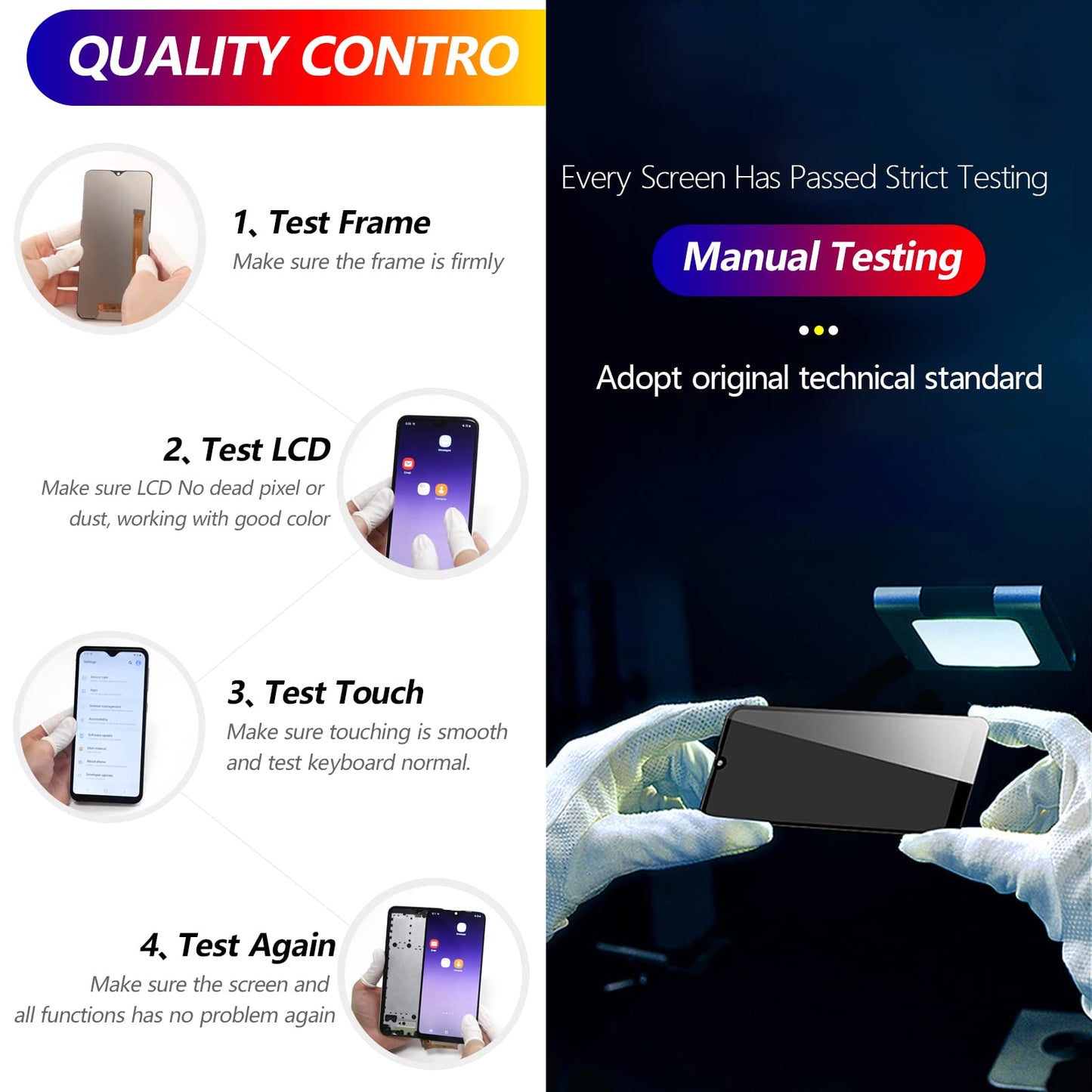 OLED Screen for Samsung Galaxy S22 Ultra 5G Screen Replacement for Samsung S22 Ultra 5G SM-S908U/S908U1 LCD Display Touch Screen Digitizer Assembly with Tools（Black, Support Fingerprint）