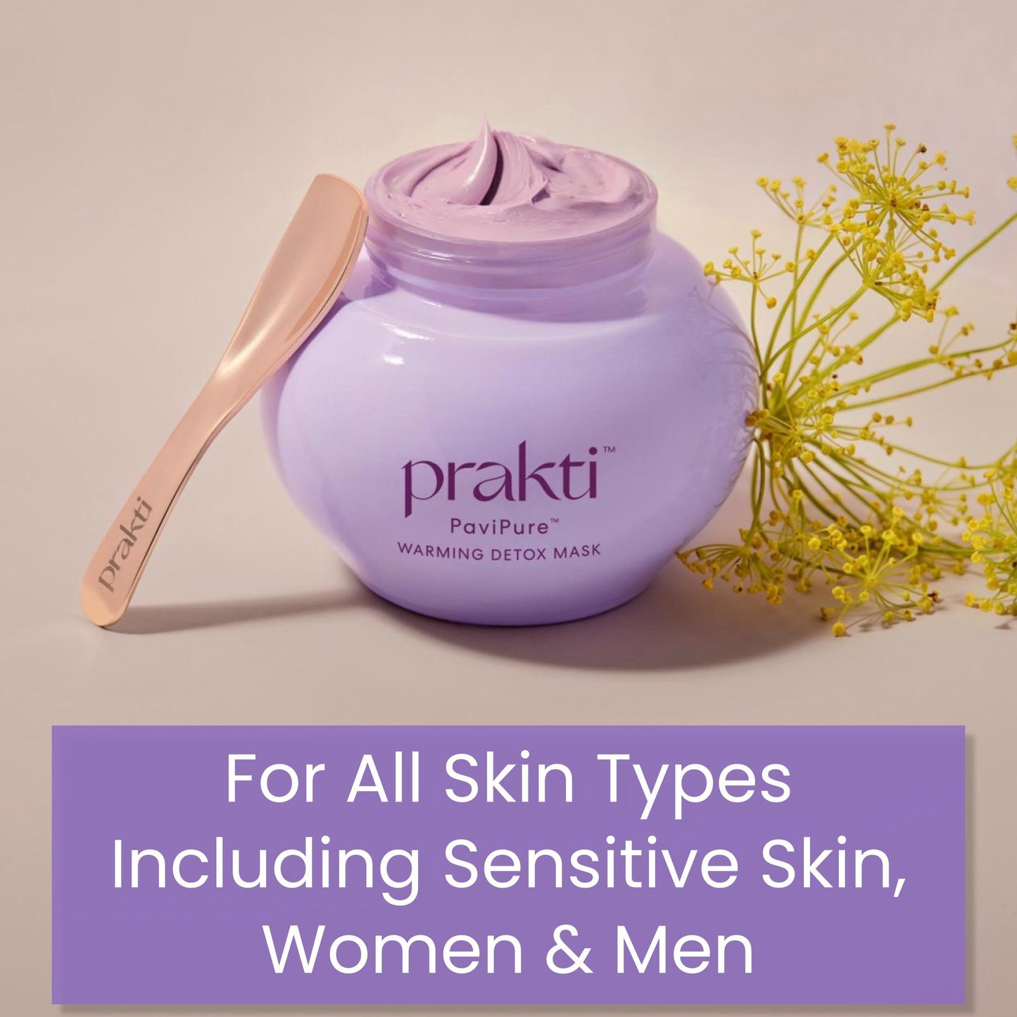 Prakti PaviPure | Purifying & Detoxifying Mask | 1st Clinically-Effective, Non-Drying Clay Mask | Minimizes & Unclogs Pores | Reveal Clearer, Smoother Skin | Natural & Clean Formula | All Skin Types