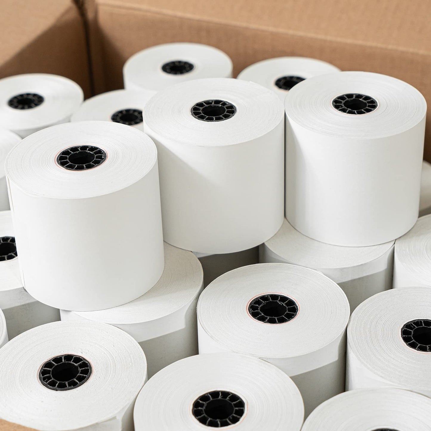 2 5/16" x 209' Gilbarco Thermal Gas Pump Paper Rolls (50 rolls)