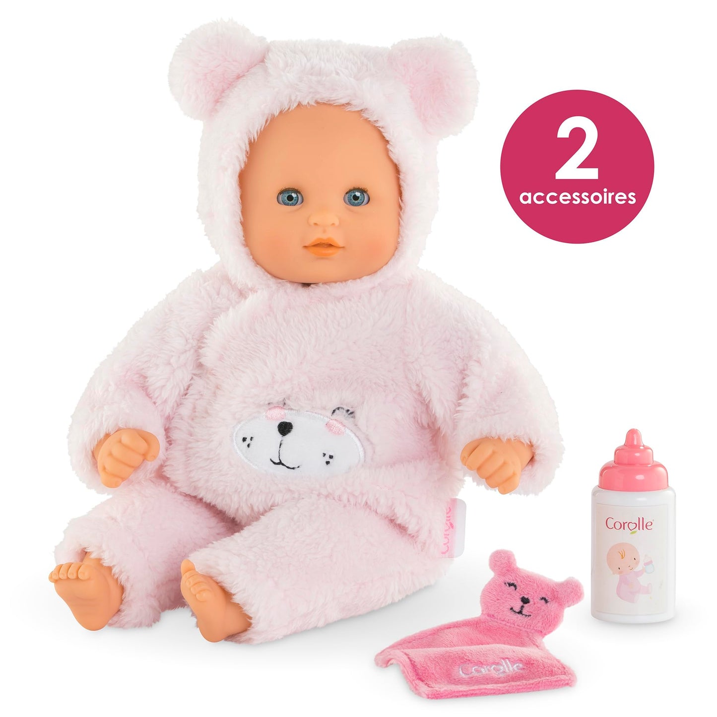 Corolle – Mon Premier Poupon Baby Calin Loving Teddy Bear 12” Soft-Body Doll with Vanilla Scented Skin for Toddlers, Ages 18+ Months – Lightweight and Easy to Carry