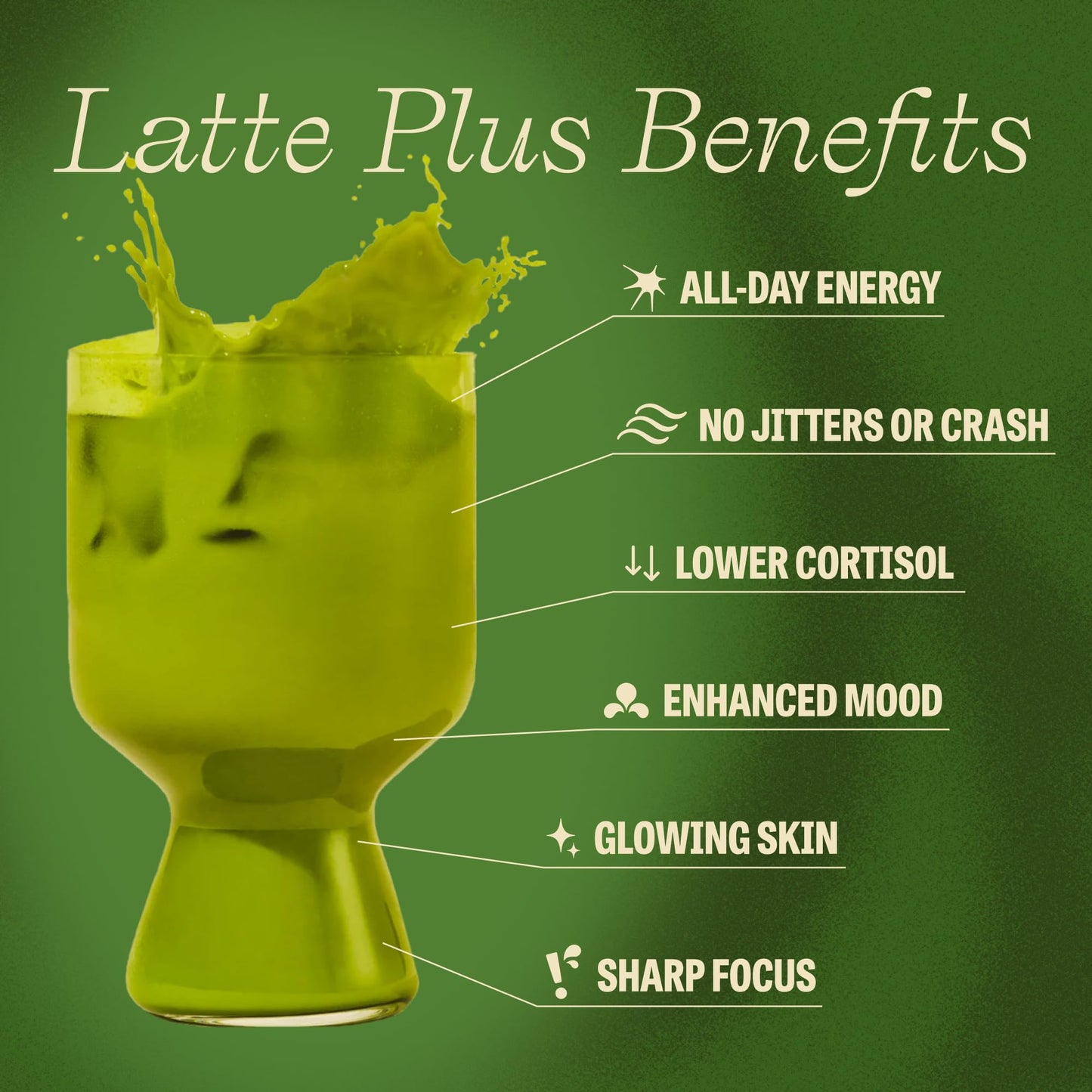Clevr Pistachio Matcha SuperLatte, Organic Ceremonial Grade, Instant Superfood Powder Blend with Lions Mane, Reishi Mushroom, Coconut Cream, Ashwagandha, Serve Hot or Iced (14 Lattes)