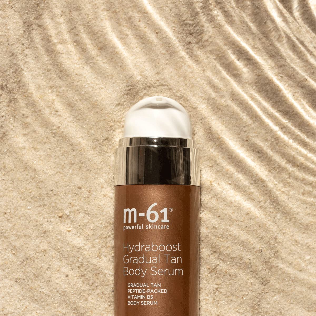 M-61 Hydraboost Gradual Tan Body Serum - Hydrating and firming gradual tan body serum with peptides, vitamin B5, red seaweed, hyaluronic acid & aloe
