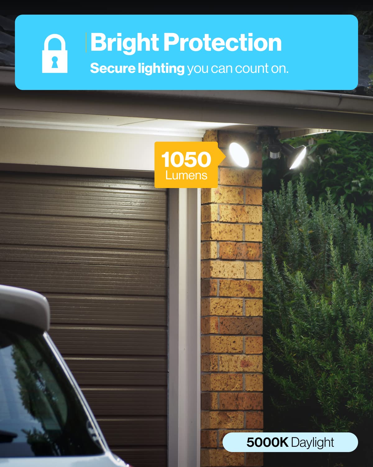 Sunco 12 Pack Outdoor Flood Light Bulb LED PAR38, Exterior Spotlight Bulbs, Weatherproof, 1050 LM, 13W (100W Equivalent), 5000K Daylight, Wet Rated, Dimmable, E26 Base UL