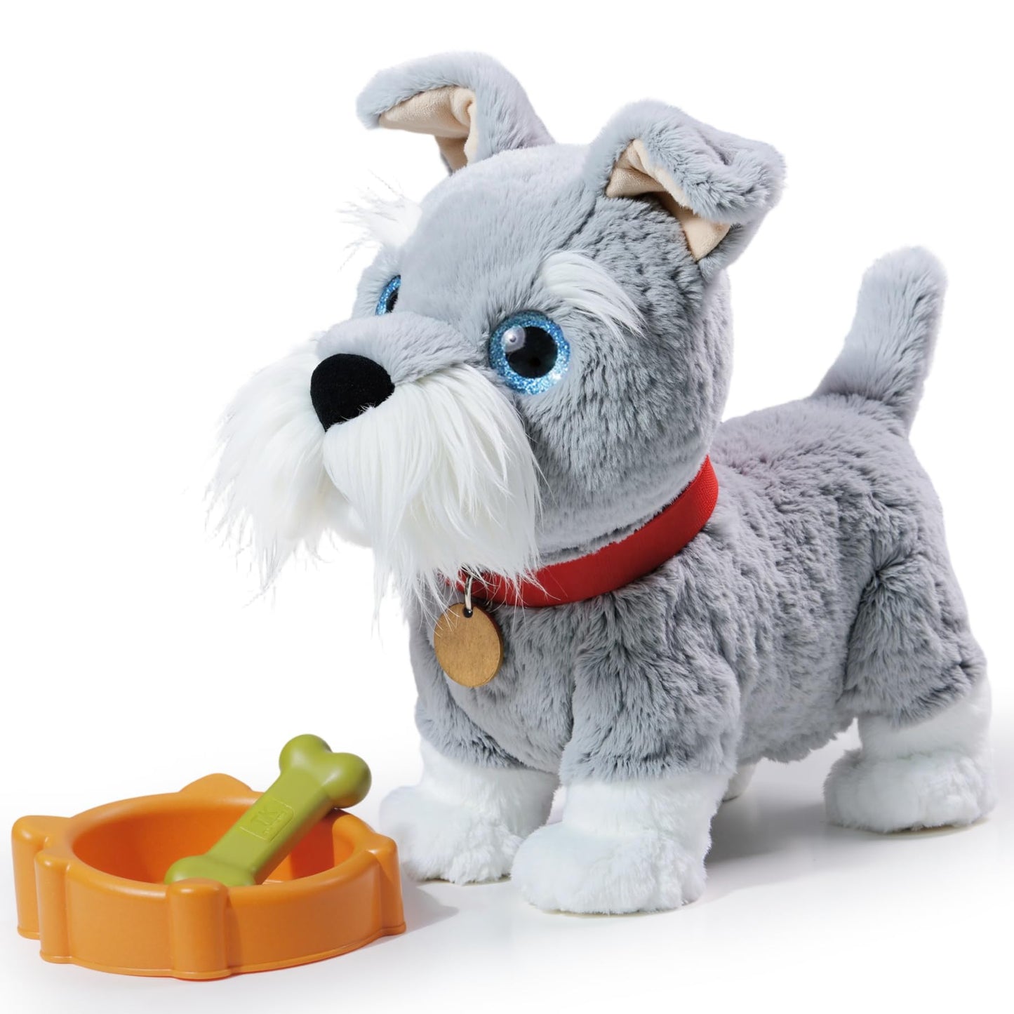 TUMAMA Voice-Activated Control Stuffed Animal Pet Toys, Electronic Interactive Plush Dog Toy that Walking, Talking, Barking, Tail Wagging, Realistic Robot Puppy Toy for 3+ Boys and Girls