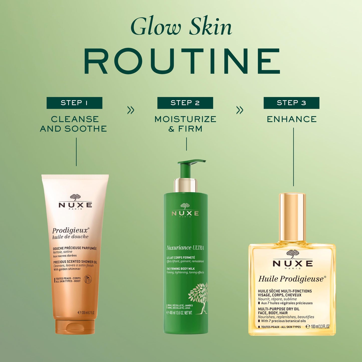 Nuxe Nuxuriance Ultra Firming Body Cream. Lifting & Sculpting Moisture Lotion with Alfalfa Seed Extract, 13.6 Fl Oz