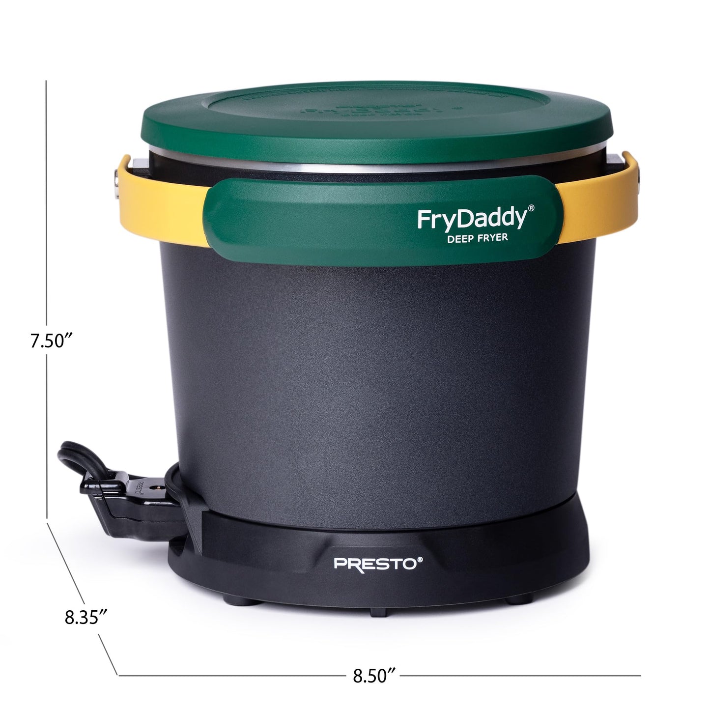 Presto 05427 FryDaddy Electric Deep Fryer, Green/Gold