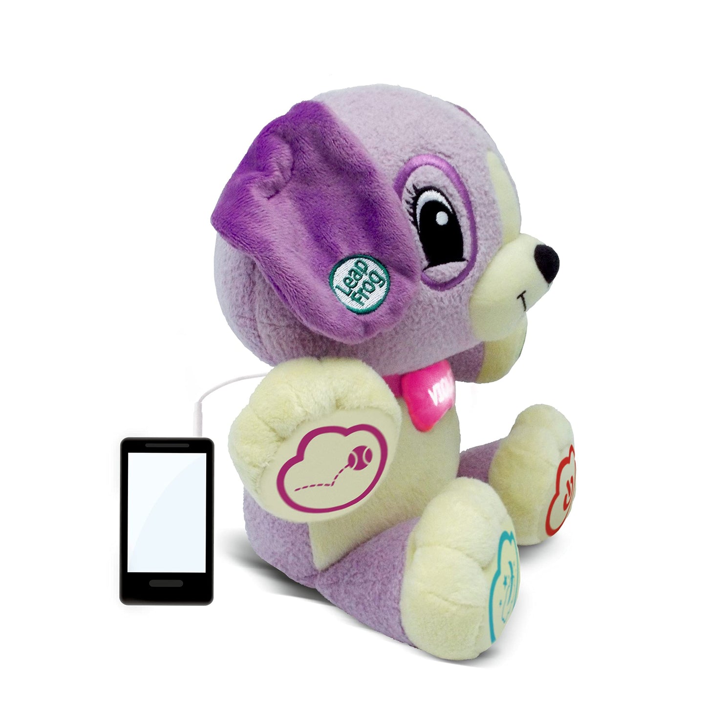LeapFrog My Pal Violet, Infant Plush Toy with Personalization, Music and lullabies, Learning Content for Baby to Toddler, Frustration Free Packaging, English Version