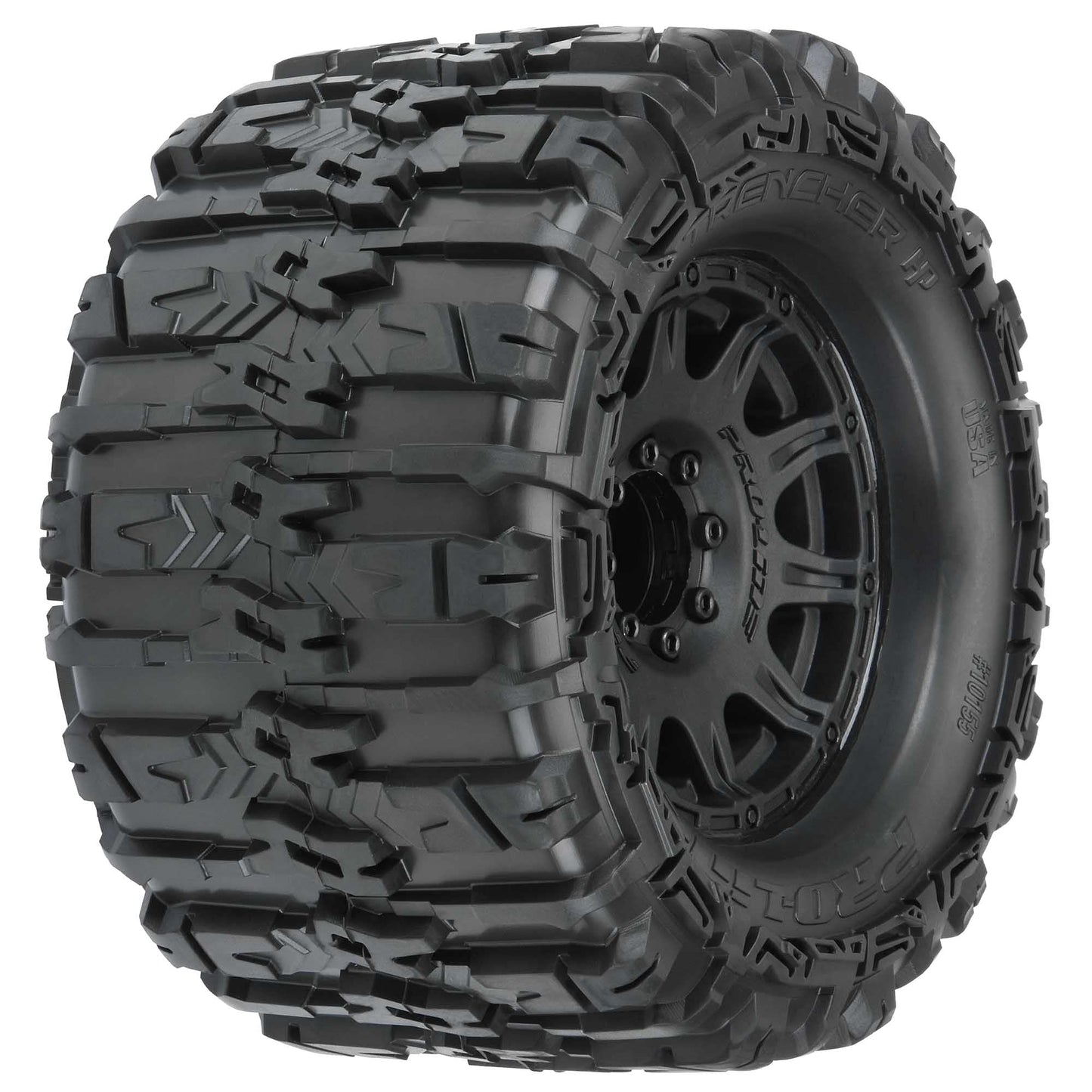 Pro-Line Racing Trencher HP 3.8 Belted MTD Raid 8x32 17mm MT F/R PRO1015510 RC Tire