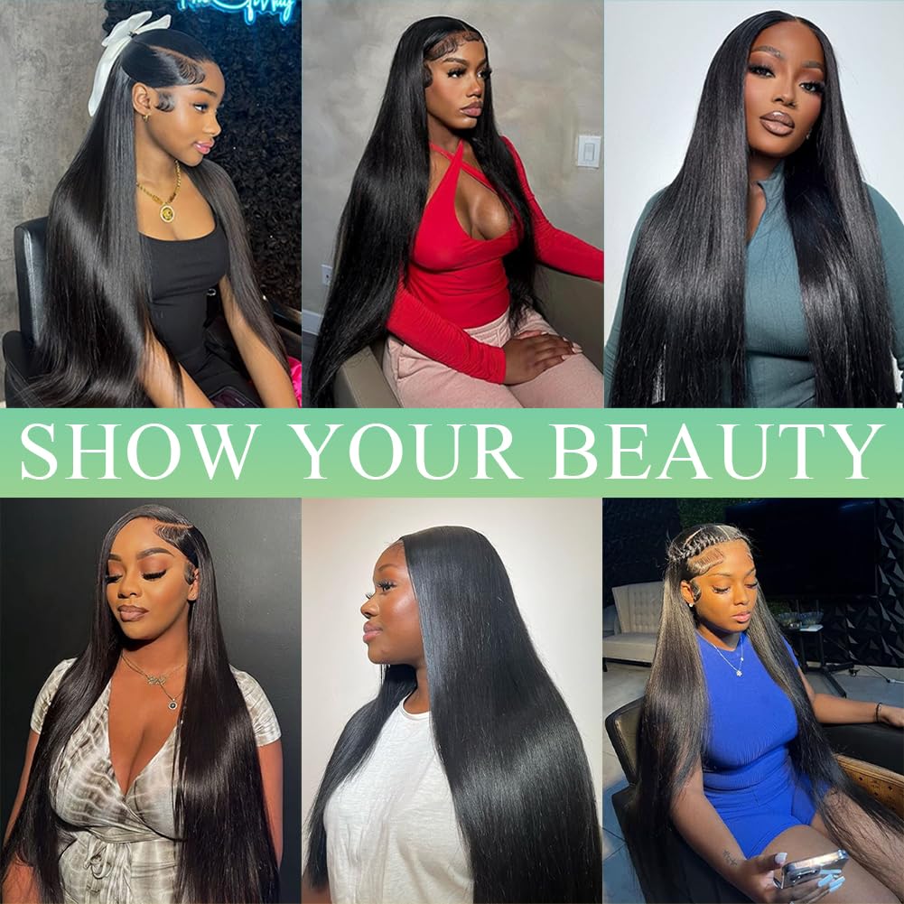 AnJudyReid Human Hair Bundles Straight 1 Bundle 26 Inch Single Bundle Brazilian Virgin Straight Hair Straight Bundles Human Hair Bundles For Black Woman