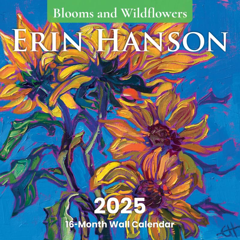 2025 Erin Hanson Calendar Bundle Landscapes Fine Art | Large Wall Calendar with Vibrant Impressionism Bundle Paintings | Monthly Calendar for Office 12 x 24” Thick Paper | Art by Erin Hanson