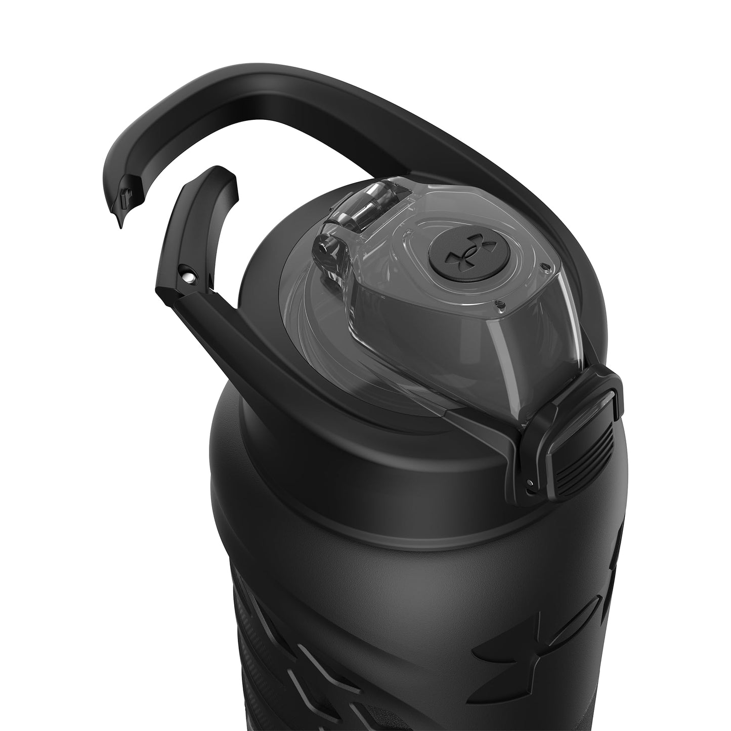 Under Armour 24Oz Stainless Steel Water Bottle, Insulated, Carabiner Easy Carry Hook, Leak Proof, Kids & Adults, All Sports, Gym