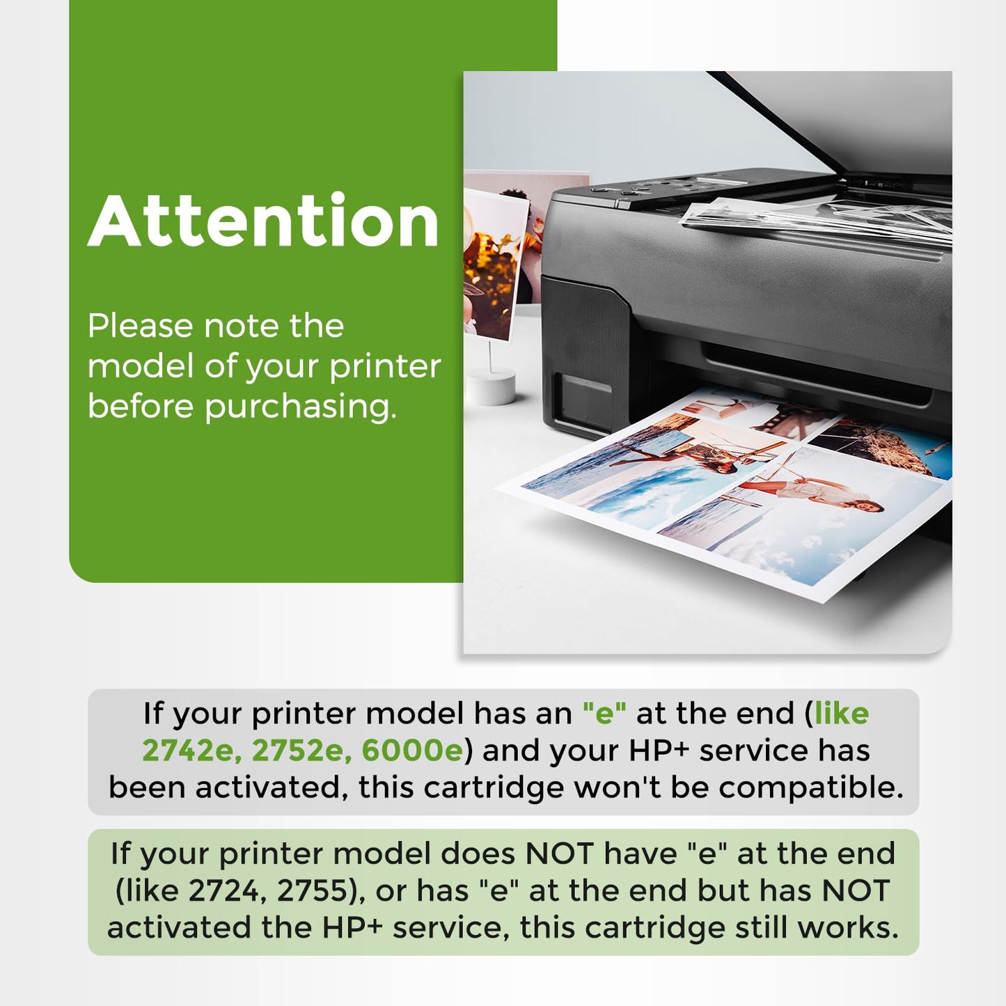 67XL Ink Cartridges Replacement for HP Ink 67 XL Black and Color Combo Pack HP67 HP67XL for 2700 2700e 2752e 2755e 2800e 2855e 2827e 2852e 4100 4100e 4155e 4200e 4227e 4255e 6000 6055e 6455e Printer