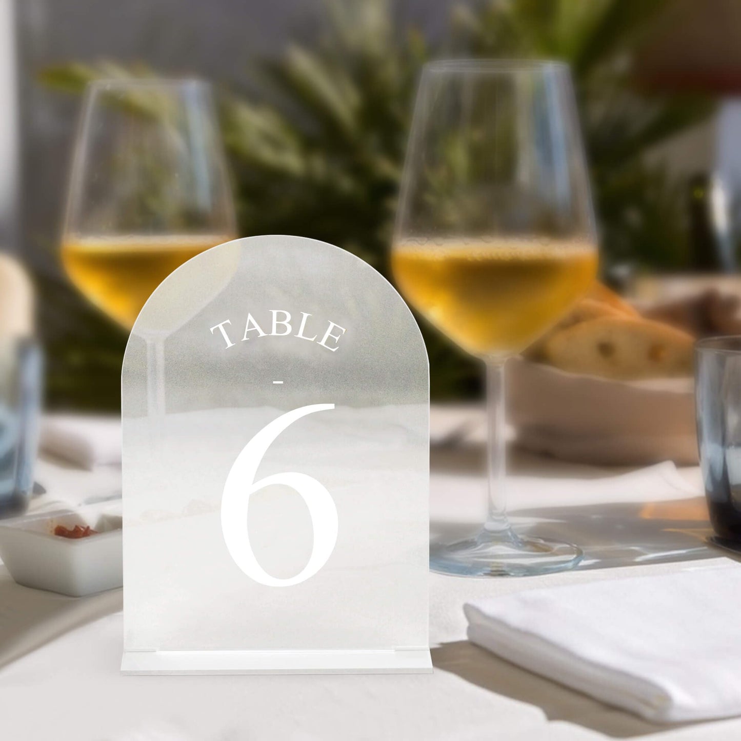 30 Packs Table Number Holders - 5" X 7" Acrylic Sign Table Numbers 1-30, Wedding Table Numbers for Wedding Reception, Party, Anniversary, Event