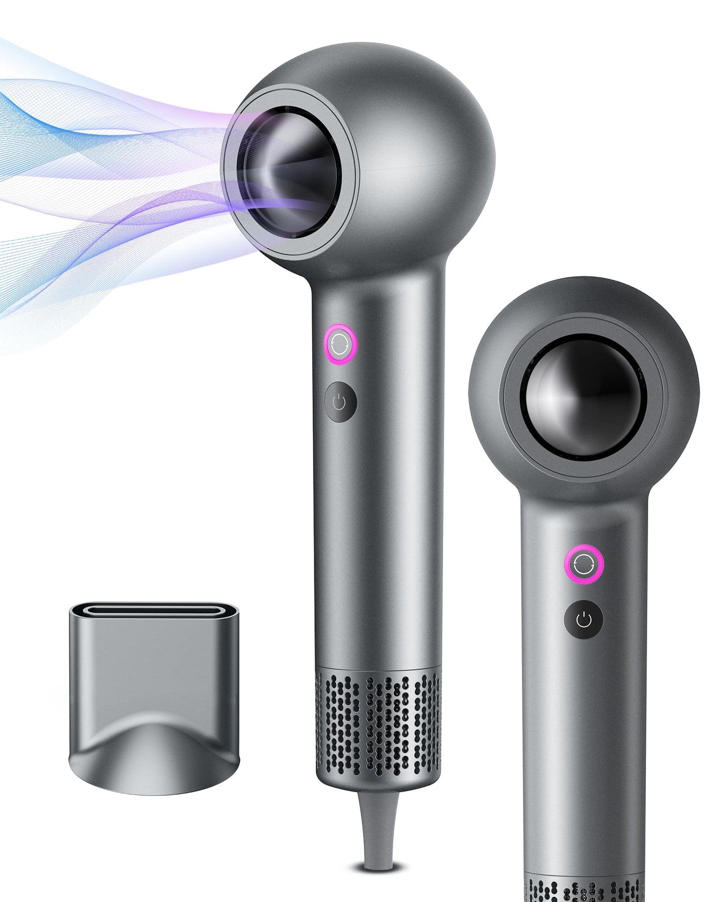 SYLPH Hair Blow Dryer for Travel, Mini and Portable Hair Dryer 200 Million Ionic, 112,000 RPM Motor for Fast Drying, Small and Compact Intelligent Temperature Control Hair Dryers for Women, Stars