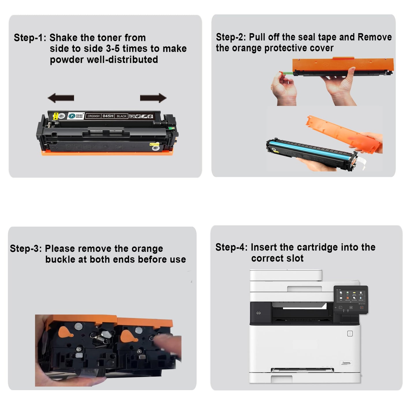 OFFICE-COLOR Compatible Toner Cartridge Replacement for HP 204A CF510A CF511A CF512A CF513A to use with Color Laserjet Pro MFP M180nw M180n M181fw M154a M154nw Printer (Black,Cyan,Yellow,Magenta)