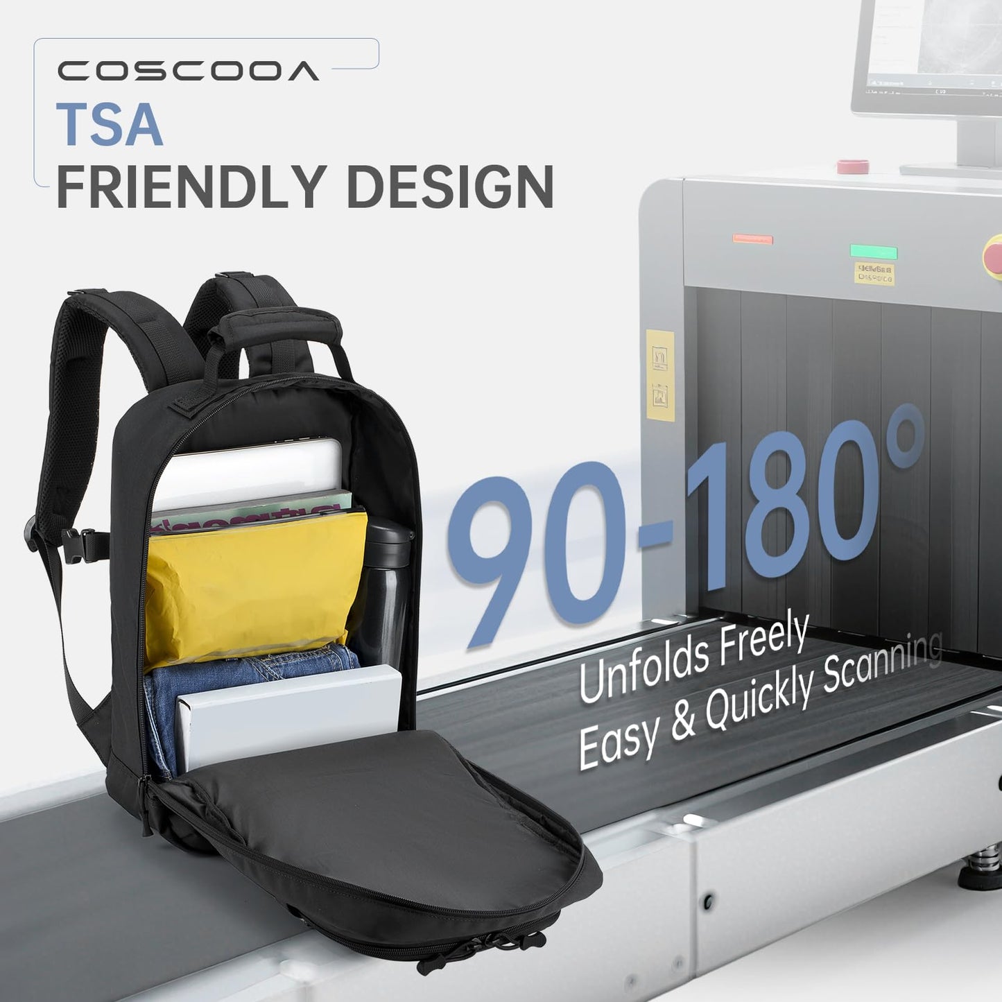 COSCOOA Small Travel Backpack 20L,Personal Item Bag 40x30x15cm,Flight Approved Underseat Travel Bag,Carry on Luggage Bag,Mochila de Viaje,Cabin Size Backpack